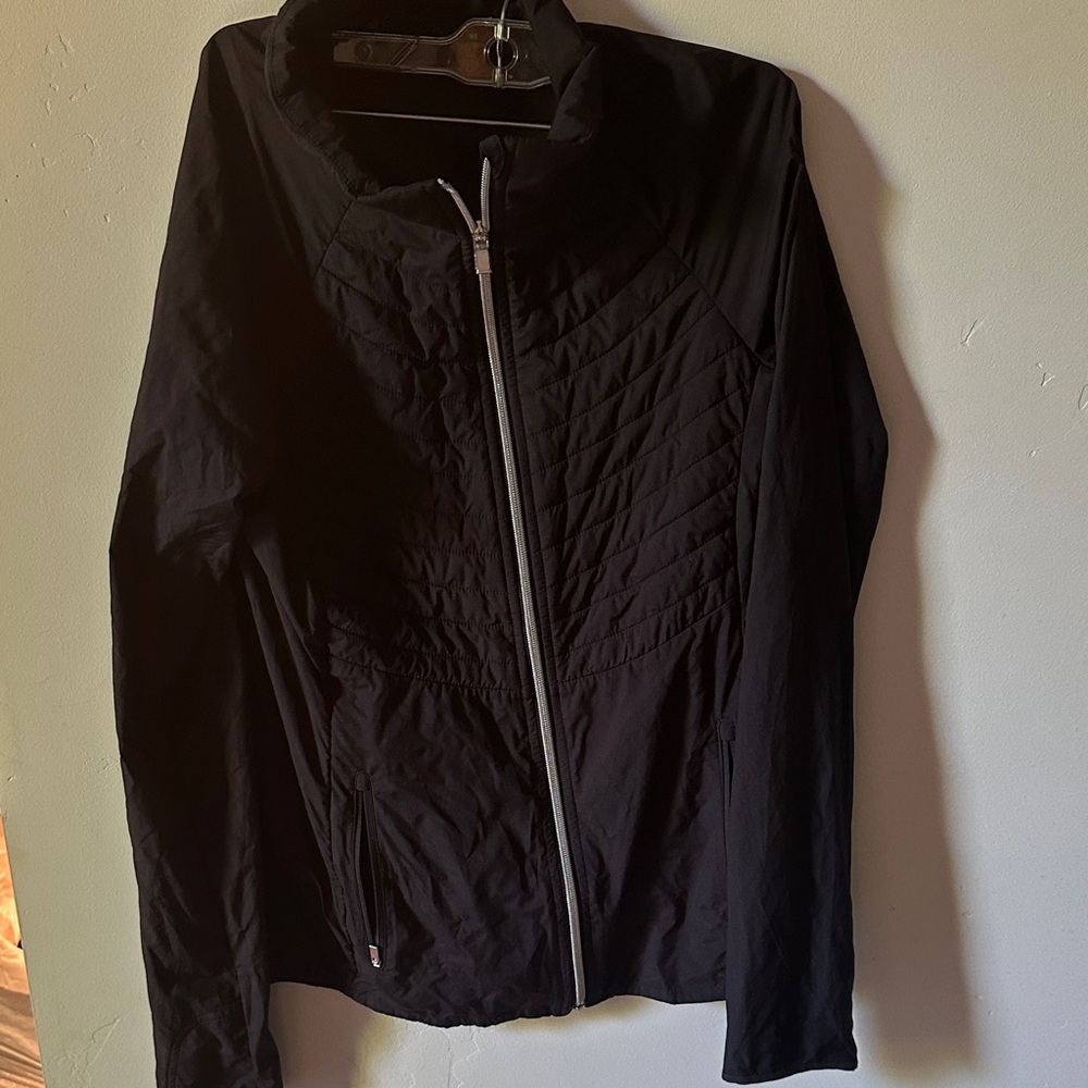 Athleta Black Quilted Jacket